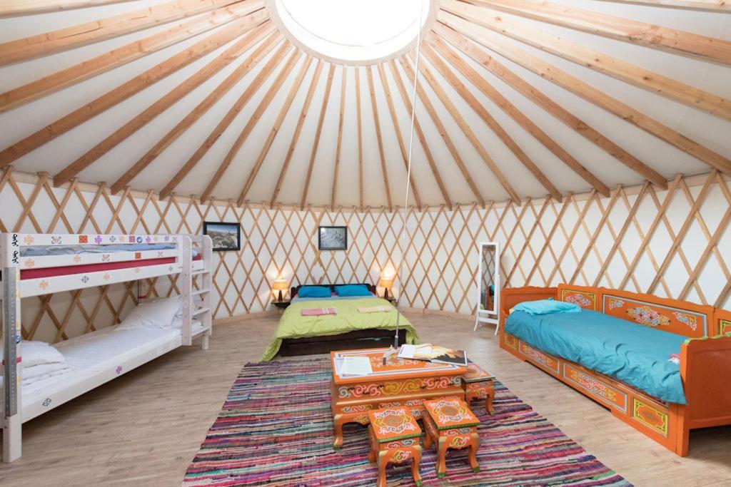 Eco-Hotel Et Yourtes Du Mercantour 기욤 외부 사진